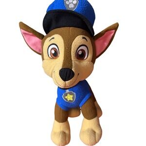 Nickelodeon Paw Patrol Chase Plush Toy Blue Police Uniform Police Hat Dog